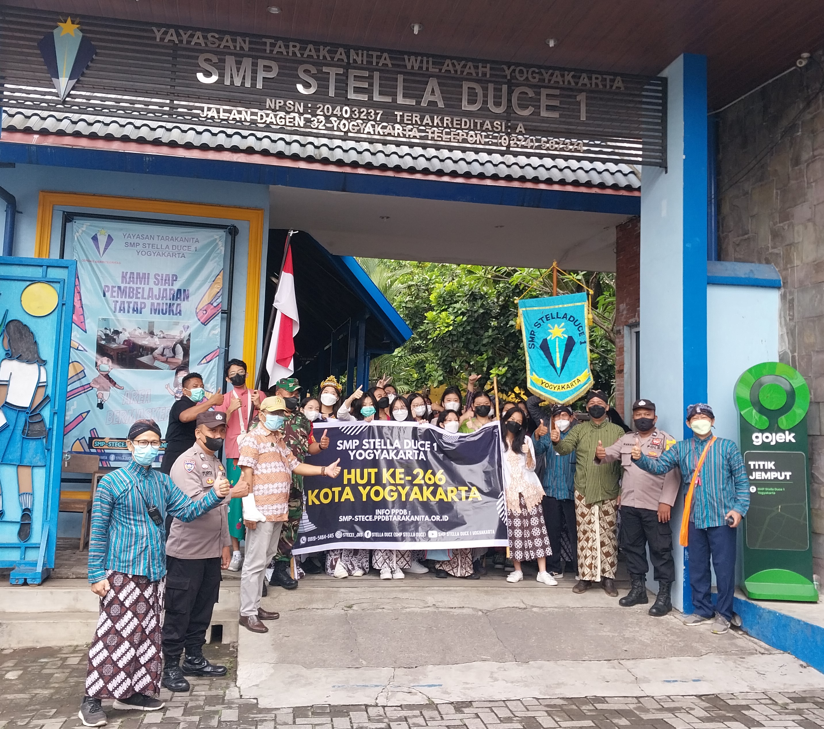 Karnaval Pelajar Kelurahan Sosromenduran Kemantren Gedongtengen Memperingati HUT ke 266 Kota Yogyakarta