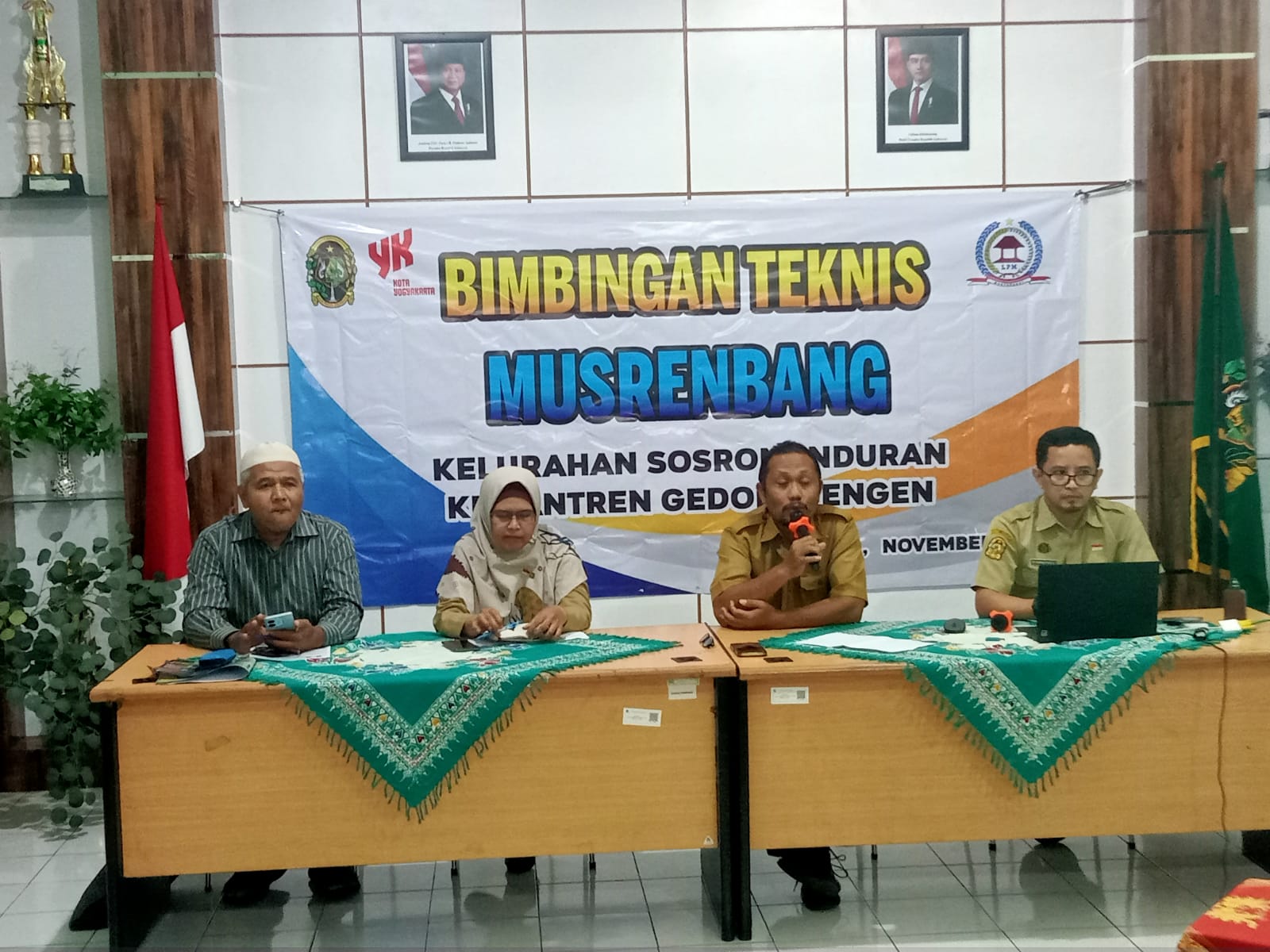 BIMBINGAN TEKNIS MUSRENBANG KELURAHAN SOSROMENDURAN 2024